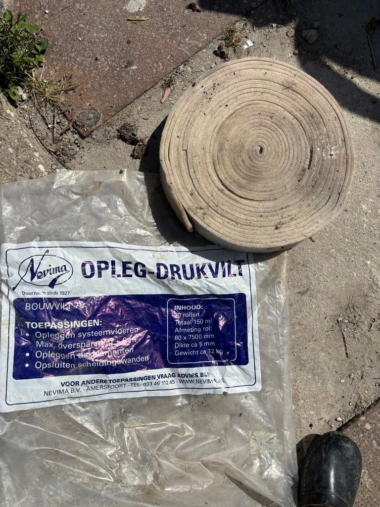Opleg Drukvilt Nevima Bouwvilt, Ophalen of Verzenden, Zo goed als nieuw