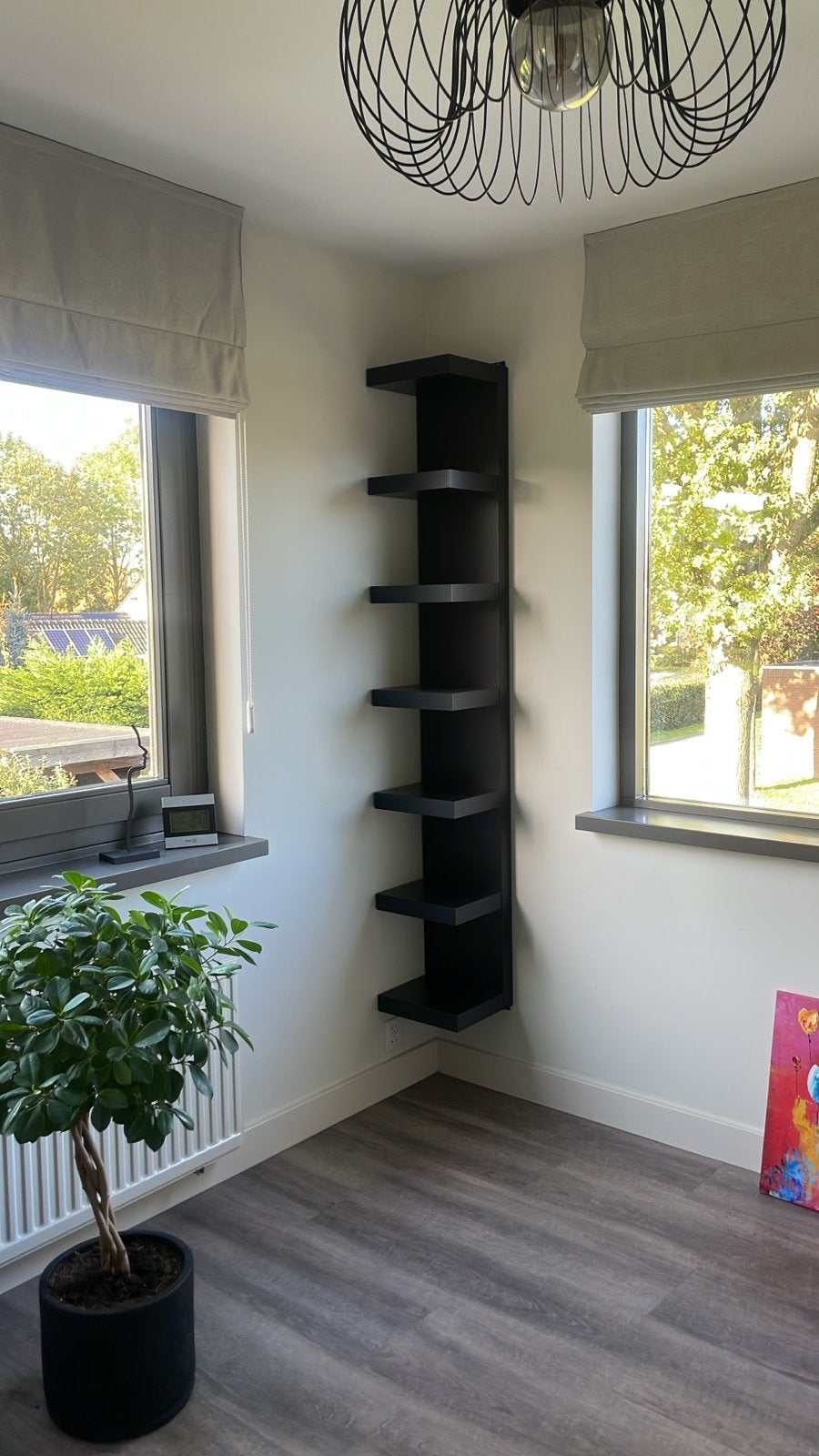 2x IKEA LACK wandrek zwart, Ophalen, Gebruikt