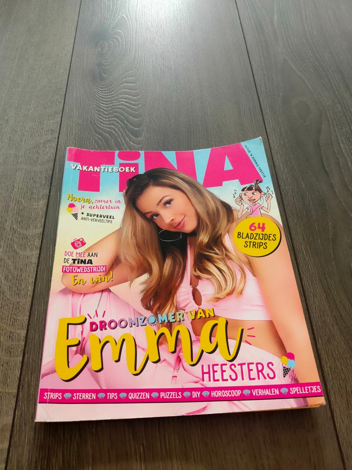 Tina Vakantieboek Droom Zomer Van Emma Heesters 01/2020, Ophalen of Verzenden