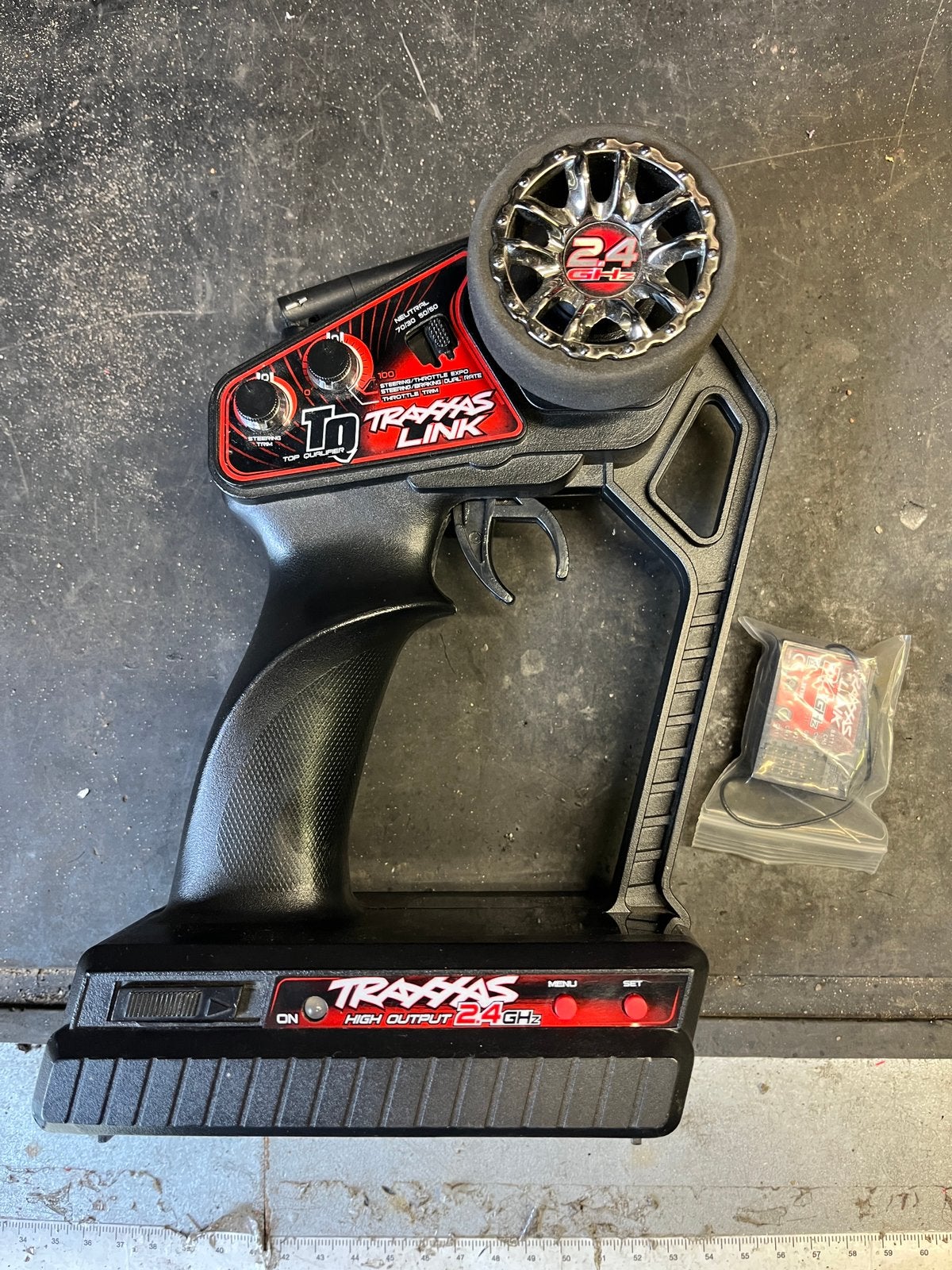 Traxxas TQ Zenderset 2.4ghz incl ontvanger, Ophalen of Verzenden, Gebruikt, Overige schalen, Onderdeel