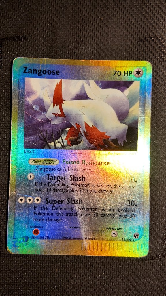 Zangoose 14 Sandstorm | Pokemon kaart, Hobby en Vrije tijd, Verzamelkaartspellen | Pokémon, Ophalen, Losse kaart, Foil