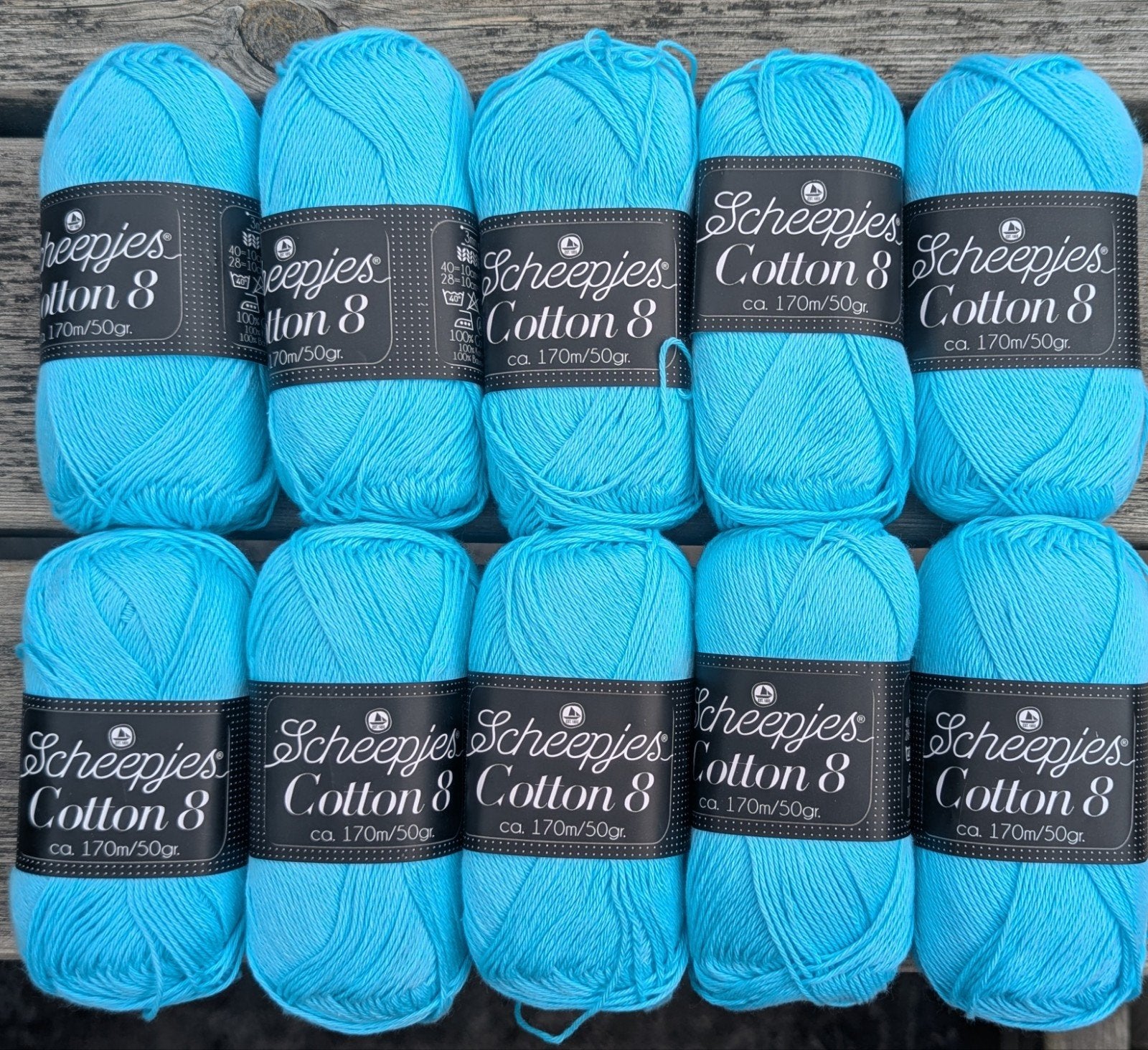 Scheepjes Cotton 8. Pakket van 10 bollen voor €12.50, Info@scheepjes.com, Breien of Haken, Nieuw, Ophalen of Verzenden