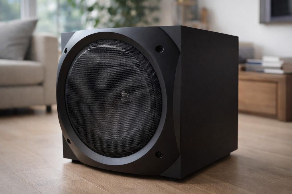 Logitech subwoofer, Audio, Tv en Foto, Luidsprekers, Ophalen of Verzenden, Gebruikt