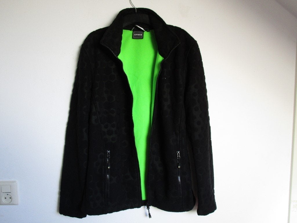Nr.26: Wintersport Vest IcePeak maat S Zwart met fluoriseren, Trui of Vest, Ophalen of Verzenden, Zo goed als nieuw, Icepeak