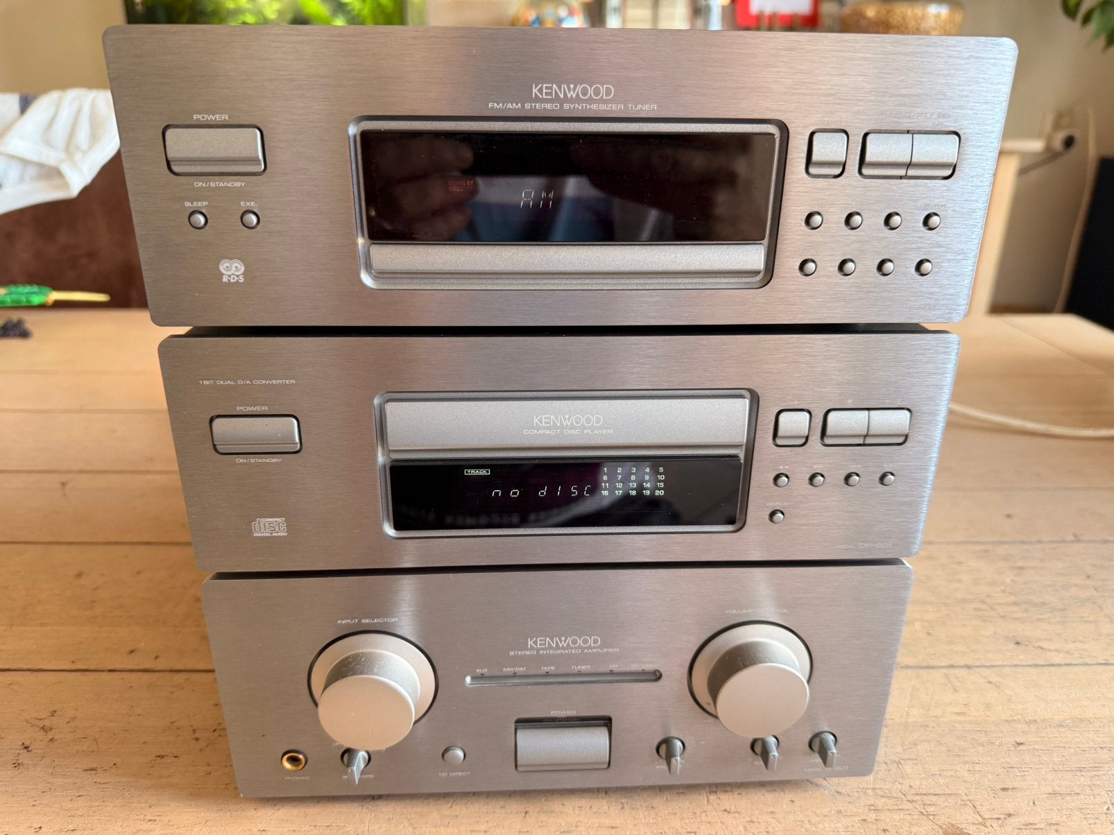 Kenwood hd-600 stereosetje zie foto’s, Ophalen of Verzenden, Zo goed als nieuw, Cd-speler, Overige merken
