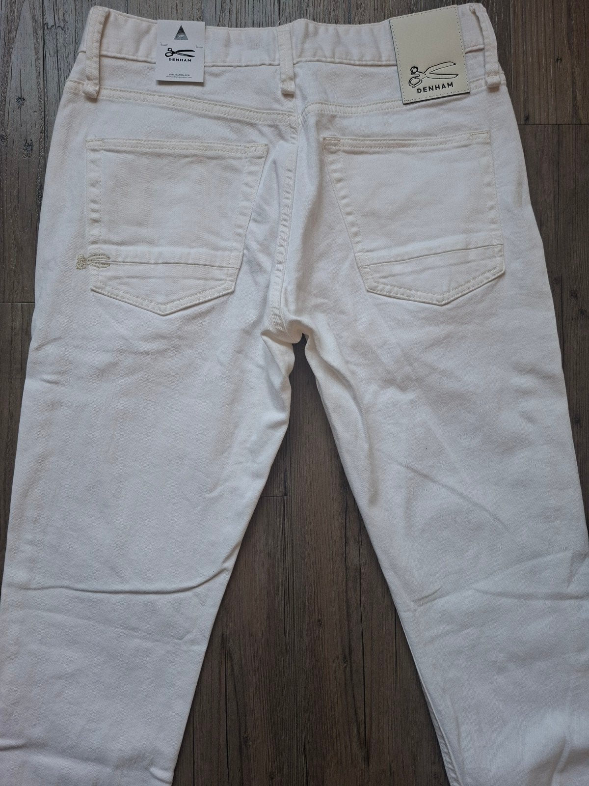 DENHAM Razor slimfit jeans W30 L32 WIT, Wit, Nieuw, W32 (confectie 46) of kleiner, Ophalen of Verzenden
