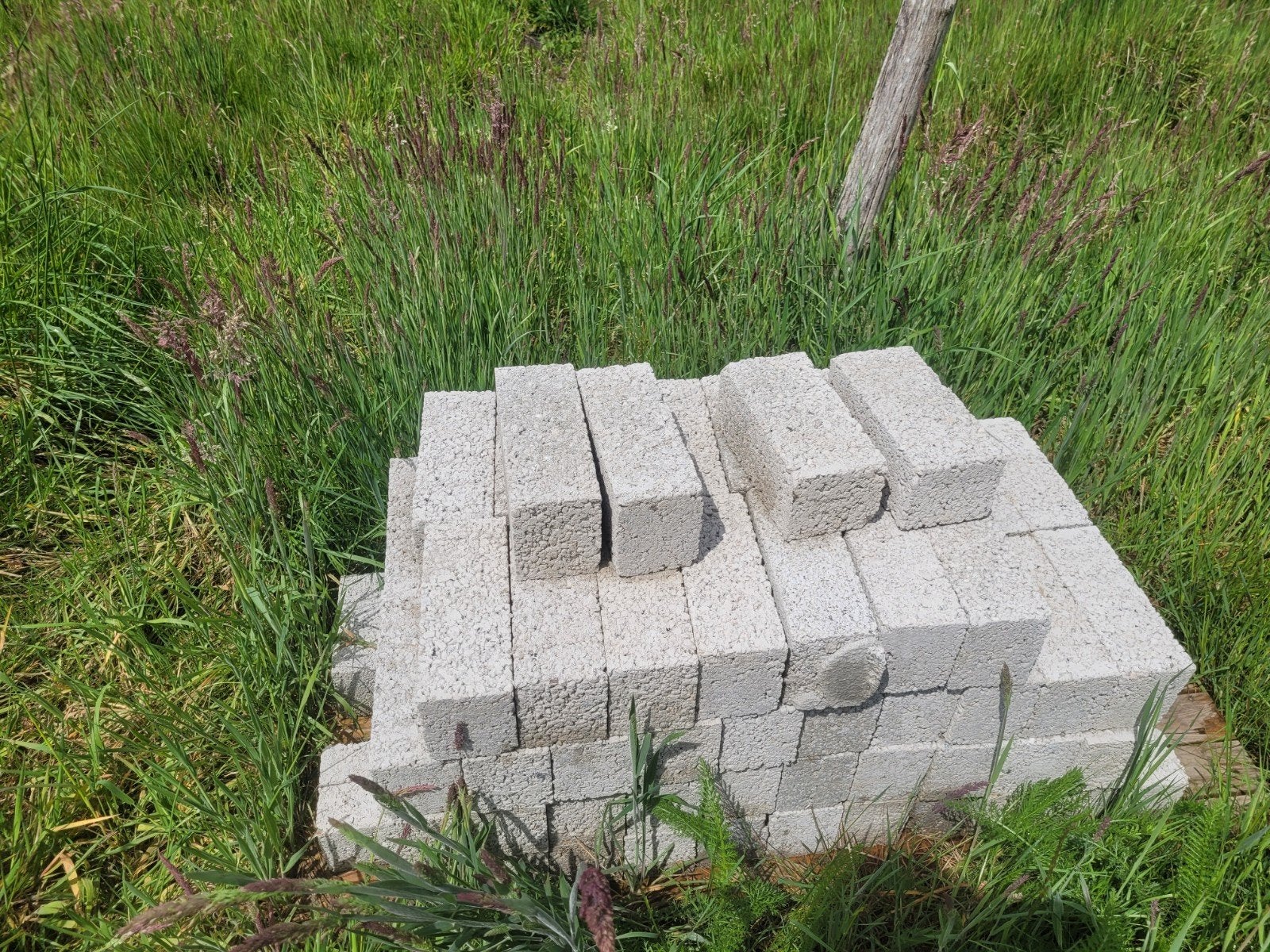 BIA betongevelstenen grijs structuur 21x10x8.3, Ophalen, Nieuw