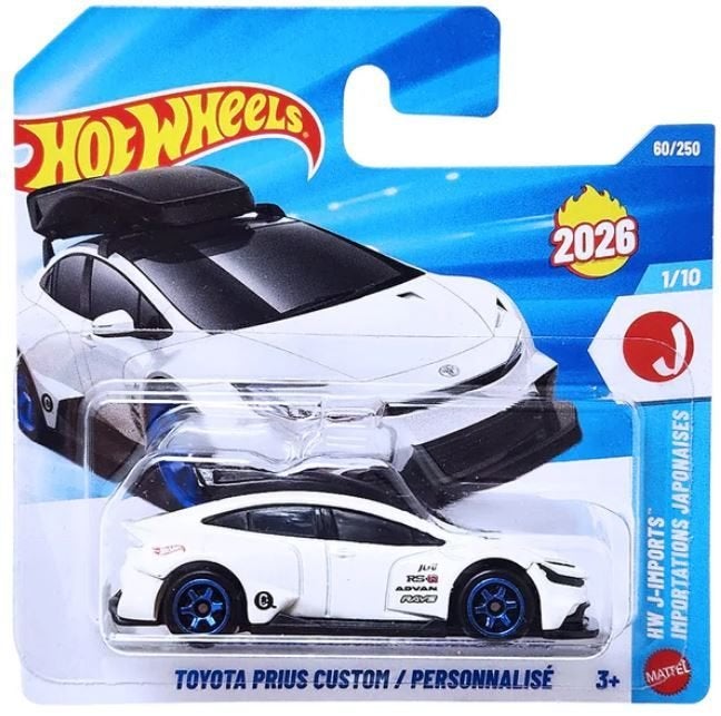 2026 Hot Wheels Toyota Prius Custom (Met Dak Koffer), Ophalen of Verzenden, Nieuw