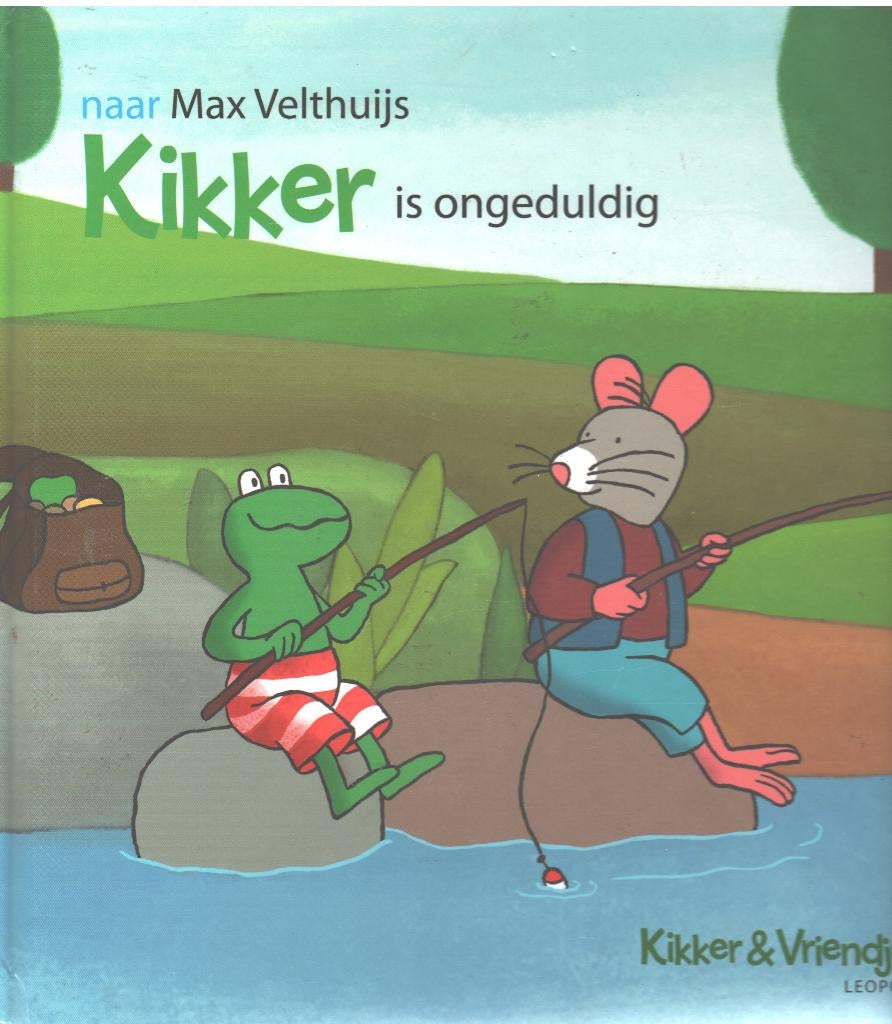 Max Veldhuijs # Kikker is ongeduldig 25x25cm, Boeken, Ophalen of Verzenden, Zo goed als nieuw, Jongen of Meisje, Fictie algemeen
