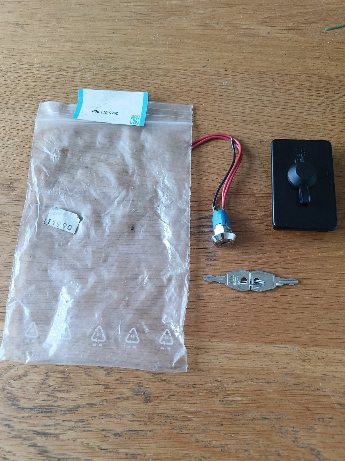 Originele Spartamet E-Start Set met Contactslot (Nieuw / NOS, Ophalen of Verzenden, Nieuw, Blok, Overige merken