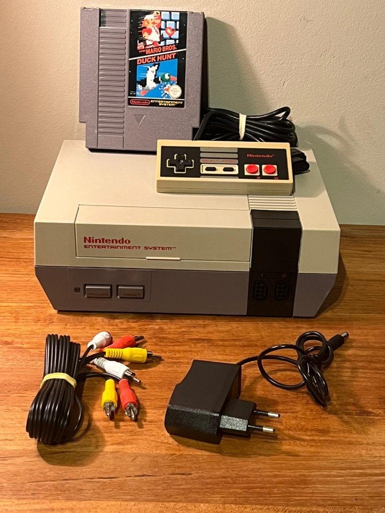 nintendo nes starter set, Ophalen of Verzenden, Refurbished, Met 1 controller, Met games