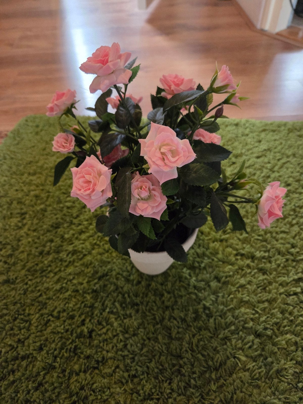 kunst Roos in pot, Ophalen, Zo goed als nieuw