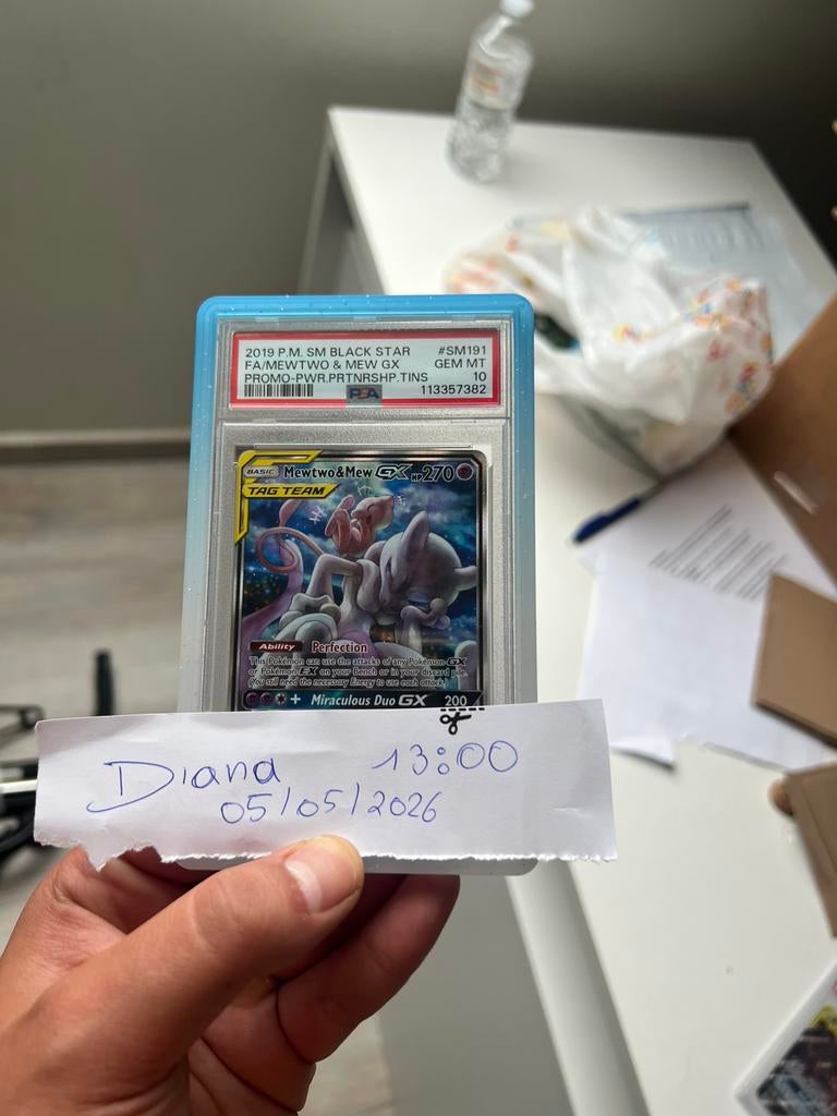 Mewtwo mew gx tag team, Ophalen of Verzenden