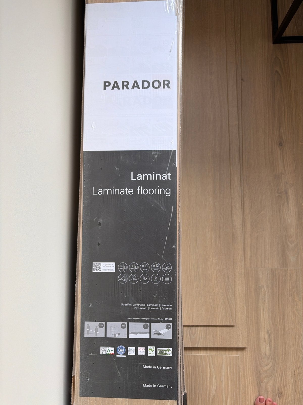 Parador Laminaat Vloer - Nieuw in Verpakking, Ophalen, Kunststof, Nieuw, 10 m² of meer