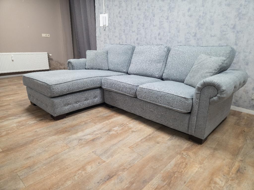 Zeer Mooi Grijs Hoekbank !!!, Info@banxtel.nl, Hoekbank, Ophalen of Verzenden, Zo goed als nieuw
