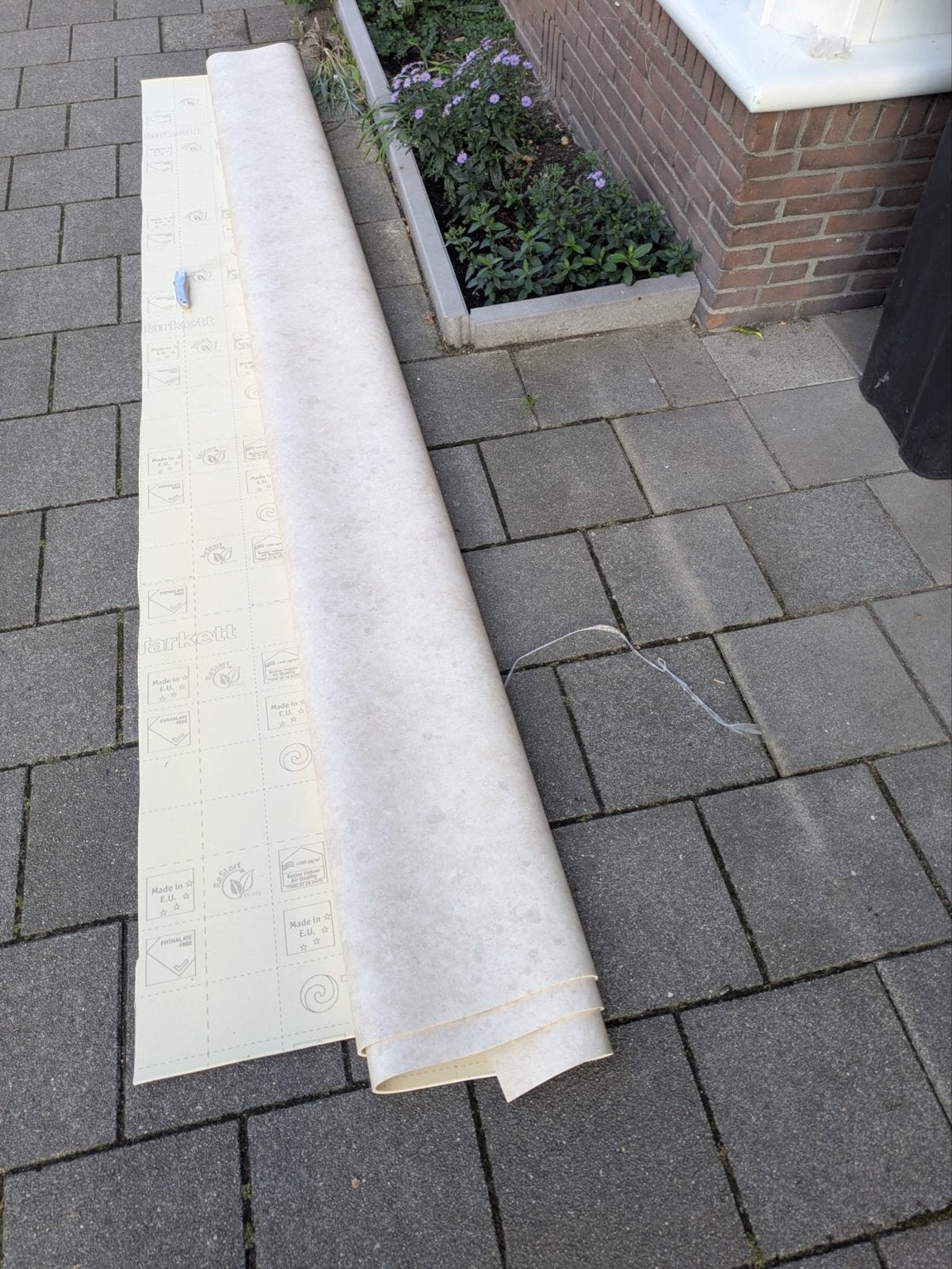 Vinyl vloer - Nieuw en ongebruikt, Ophalen, Beige, Nieuw, Minder dan 5 m²