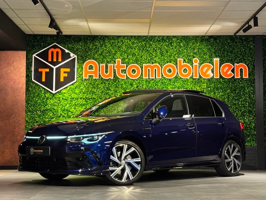Volkswagen Golf 1.5 eTSI 3x R-Line 150 PK |PANO|H/K|IQ.LIGHT, Blauw, Bedrijf, Grijs, Geïmporteerd