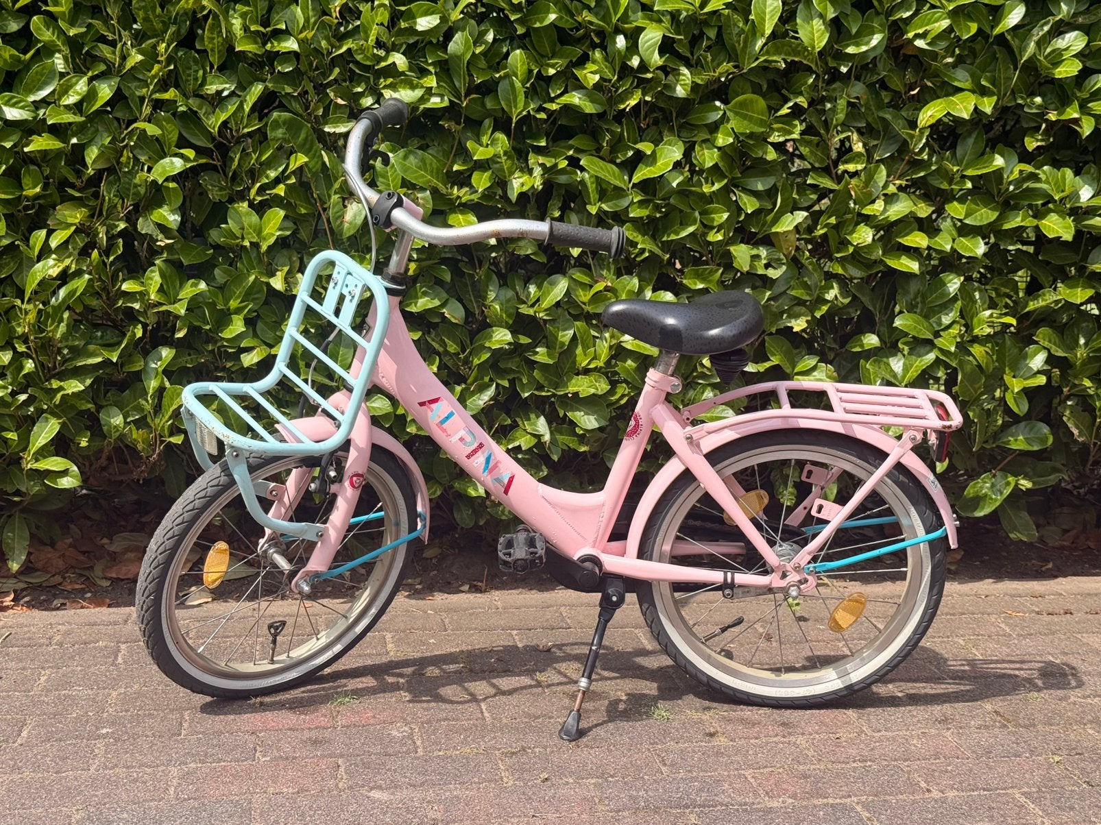 Zeer nette alpina 18 inch kinderfiets, Fietsen en Brommers, Fietsen | Meisjes, Ophalen, Zo goed als nieuw, 18 inch