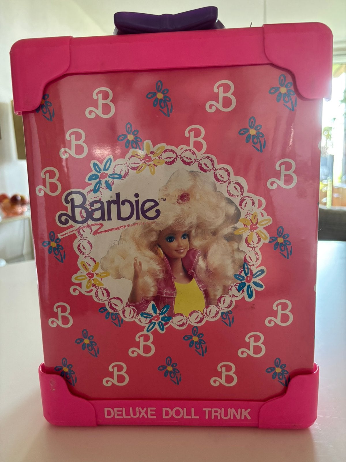 Barbie Mattell koffer uit 1991 in perfecte staat, Ophalen of Verzenden, Zo goed als nieuw, Poppenhuis