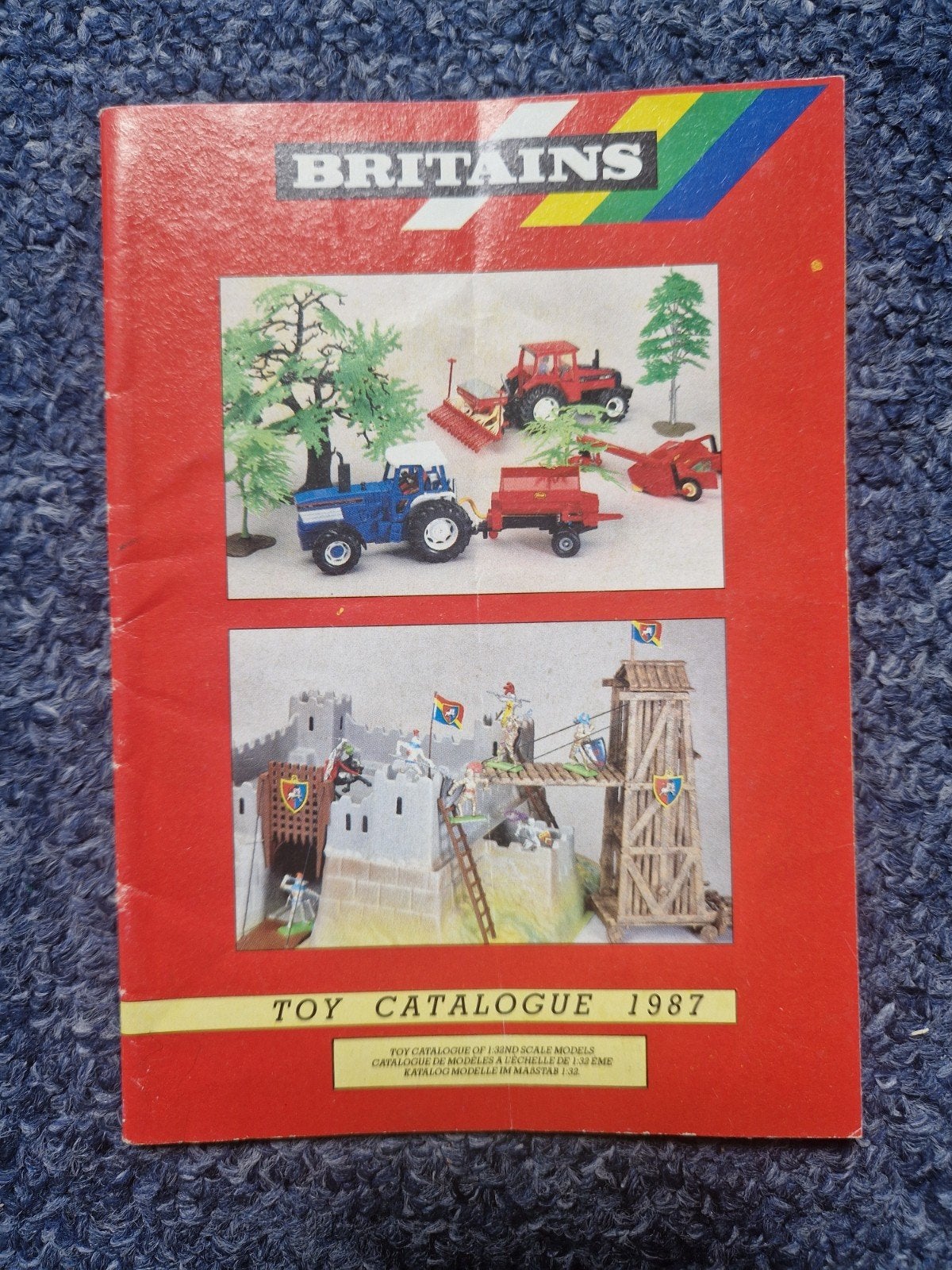 Britains Speelgoedcatalogus 1987 - Farm Models & Castle, Ophalen of Verzenden, Gebruikt