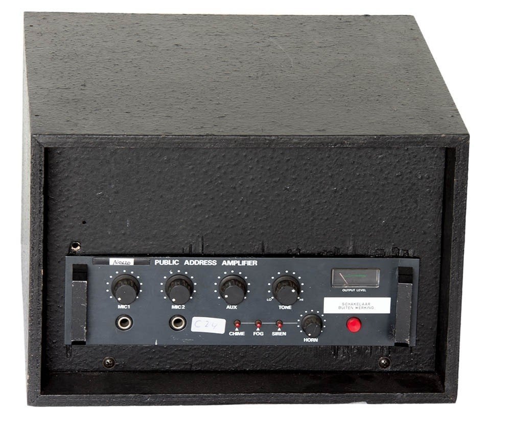Alecto 12 volt versterker, uitgang 100v, Ophalen of Verzenden, Gebruikt