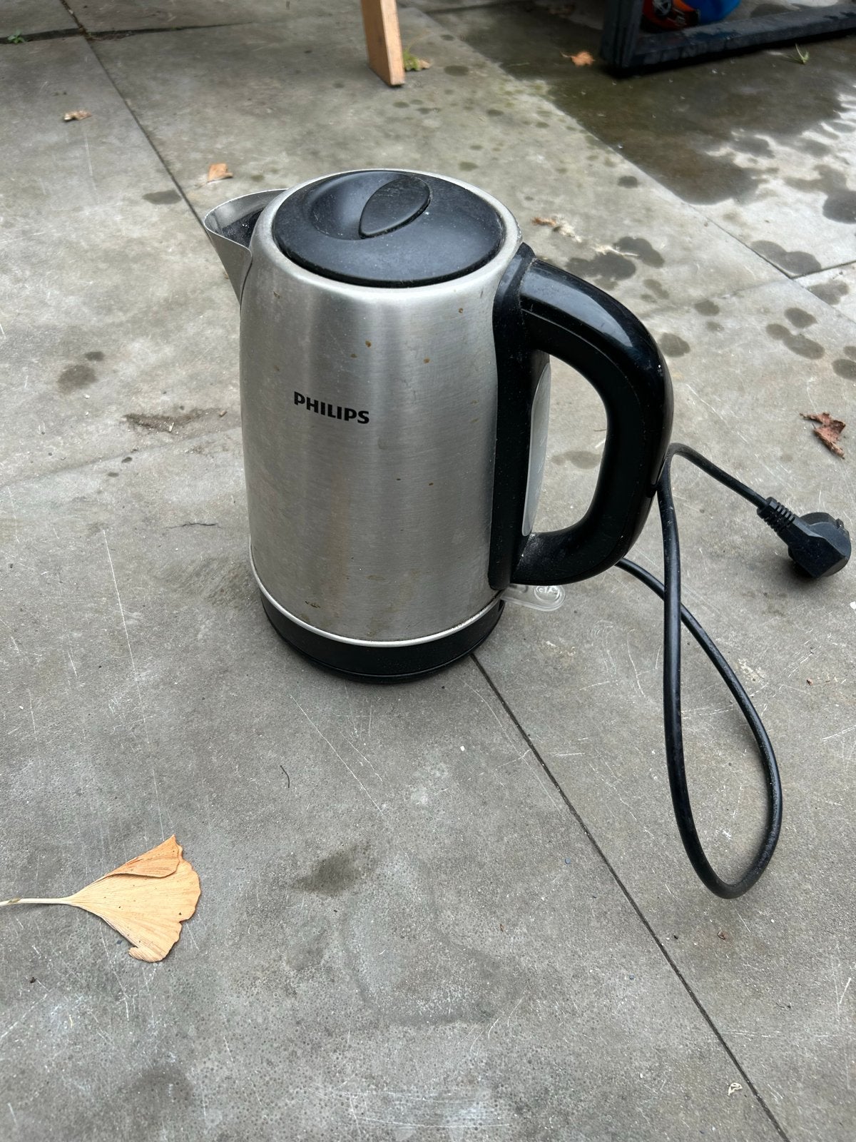 Philips Waterkoker - Gebruikt, RVS gratis, Witgoed en Apparatuur, Waterkokers, 1 tot 2 liter, Ophalen, Gebruikt, Rvs