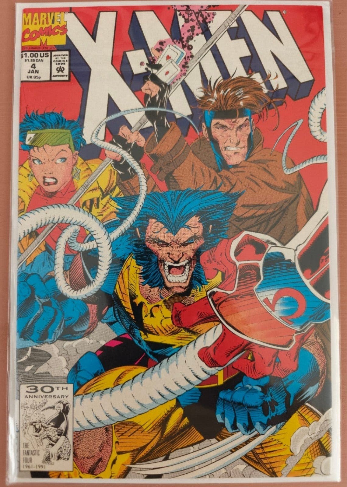 X-Men #4 (1992)🔑, Eén comic, Amerika, Marvel Comics, Ophalen of Verzenden