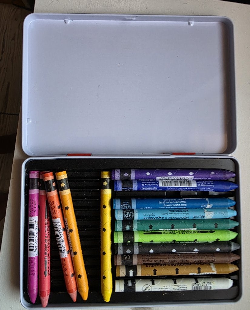 Caran d'Ache Neocolor II Aquarel, Ophalen of Verzenden, Zo goed als nieuw, Overige typen