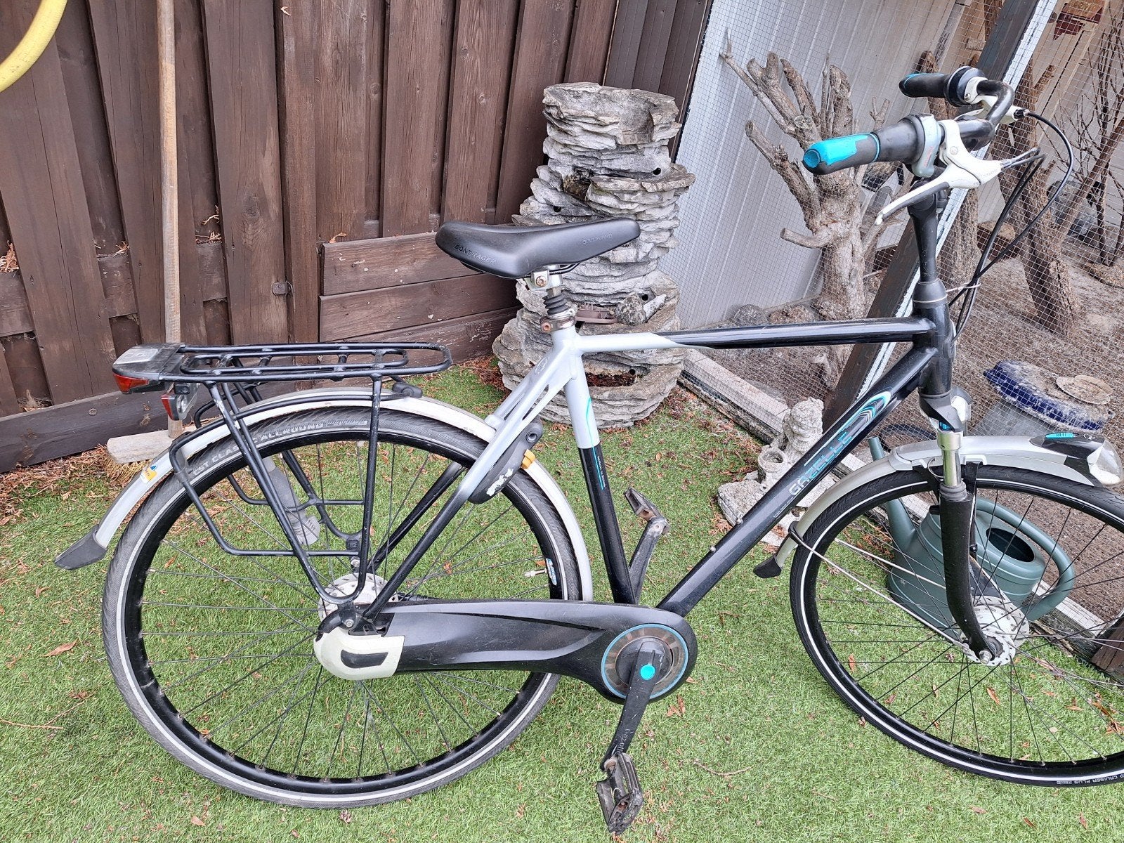 Gazelle eclips 28"/ 57 cm, Ophalen, Gebruikt, Versnellingen, 57 tot 61 cm