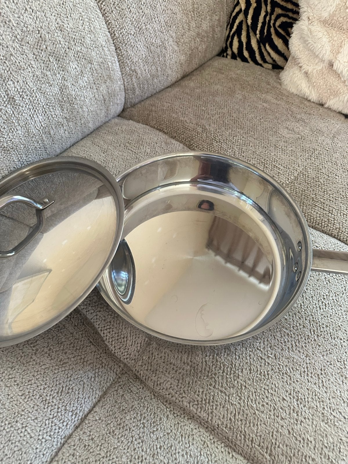IKEA Kookpan met deksel - RVS - Zo goed als nieuw, Met deksel, Ophalen of Verzenden, Zo goed als nieuw, IKEA