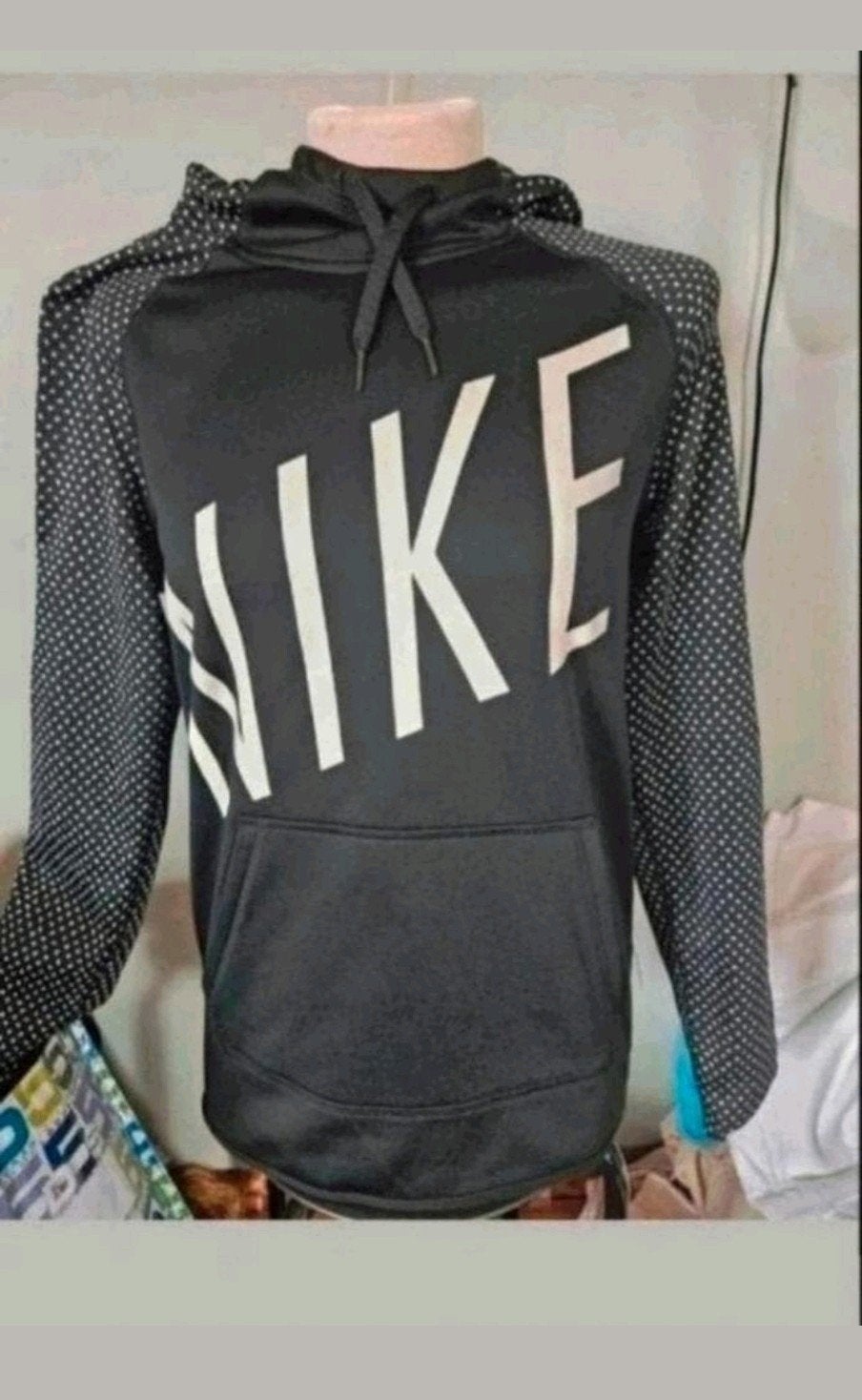 Nike zwart hoodie, Maat 38/40 (M), Zwart, Nike, Ophalen of Verzenden