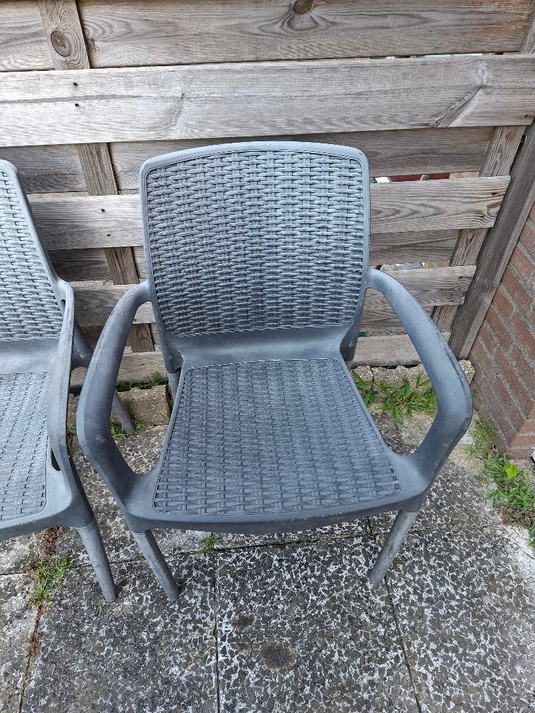 Tuinstoelen, Ophalen, Gebruikt, Kunststof