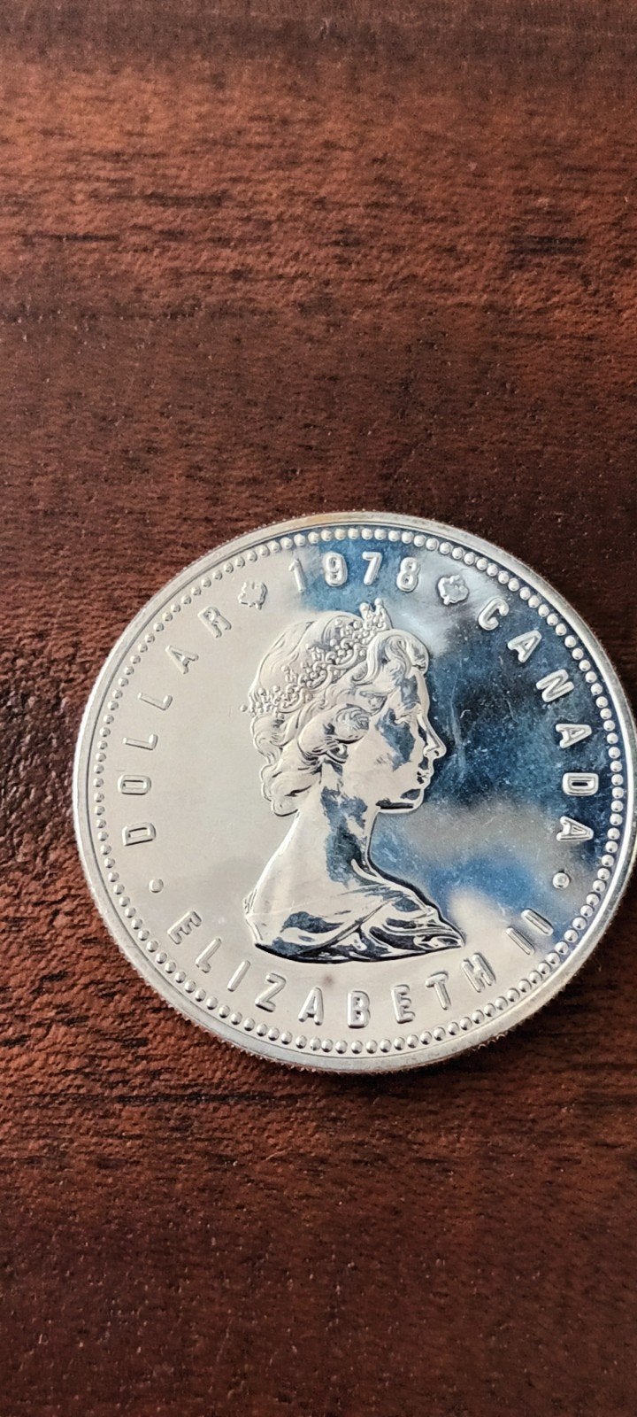 Zilveren Canadese Dollar 1978 - XI Commonwealth Spelen, Ophalen of Verzenden, Losse munt, Zilver