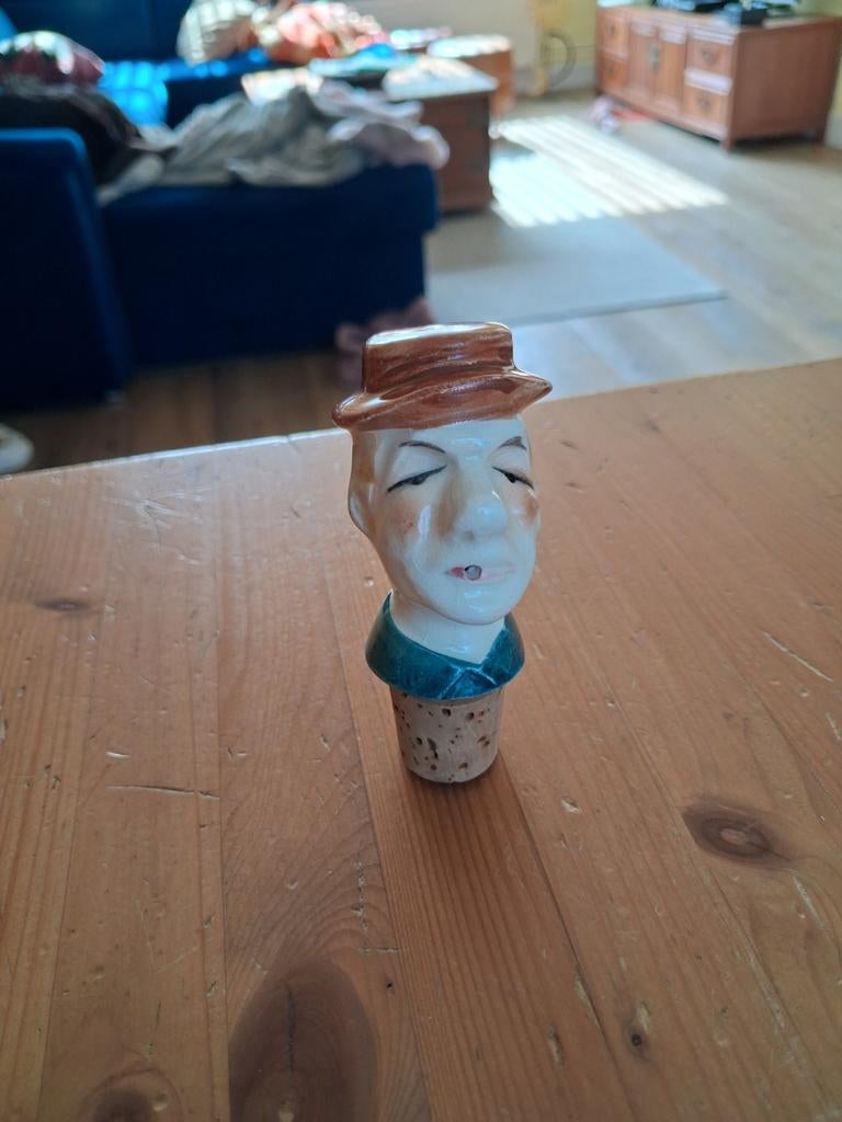 Jaren 50/60 flessenstop met schenktuit, Verzamelen, Ophalen of Verzenden, Zo goed als nieuw