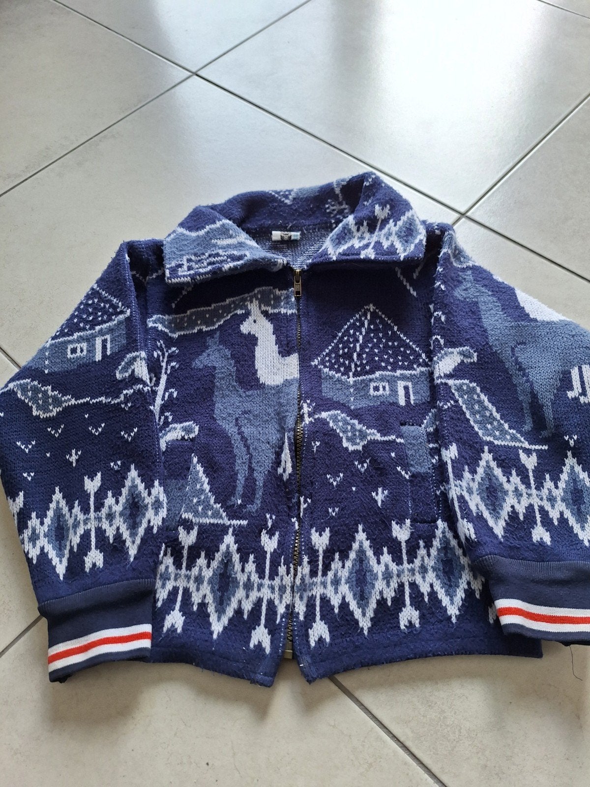 Alpacawol vest uit Ecuador, Kinderen en Baby's, Ophalen of Verzenden, Gebruikt, Jongen of Meisje