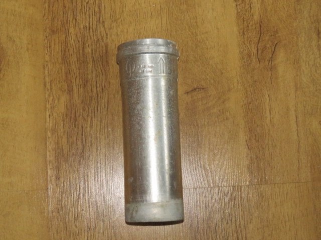 Aluminium rookgas afvoerleiding 25 cm 8 cm doorsn, Aluminium, Ophalen of Verzenden, Zo goed als nieuw, Minder dan 2 meter