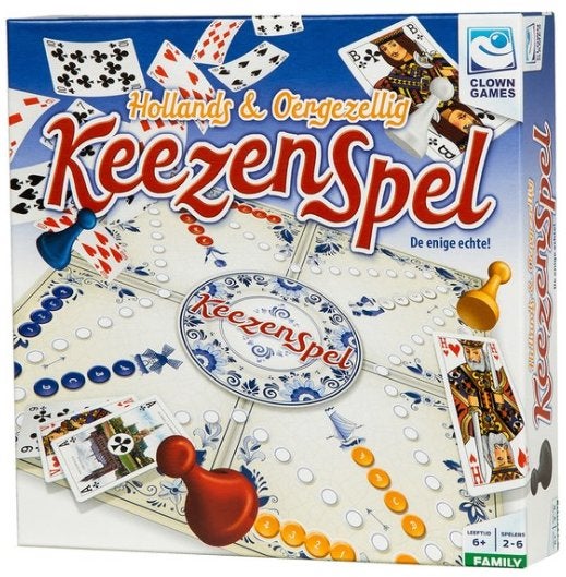 Keezenspel - Bordspel - Dubbelzijdig - 2/6 spelers - nieuw -, Hobby en Vrije tijd, Ophalen of Verzenden, Zo goed als nieuw, Clown Games