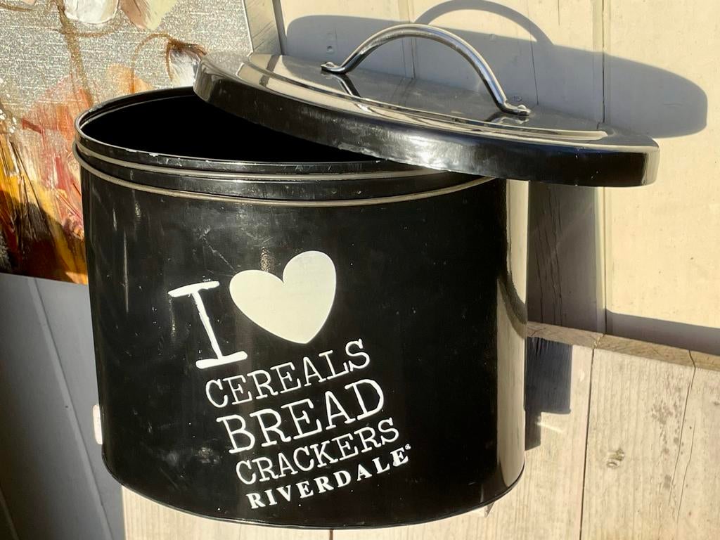 Riverdale Love opbergbus zwart, 30 cm hoog, Gebruikt, Ophalen of Verzenden, Metaal, Overige merken