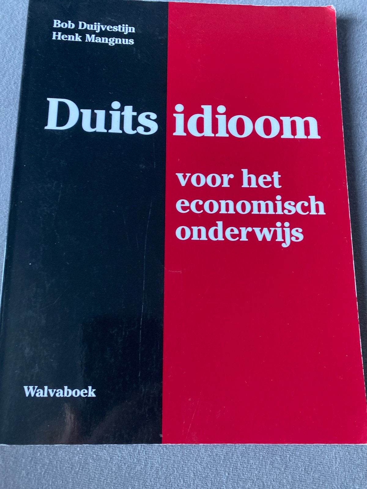 Duits idioom voor het economisch onderwijs - Walvaboek, Boeken, Ophalen of Verzenden, Gamma, Gelezen, HBO
