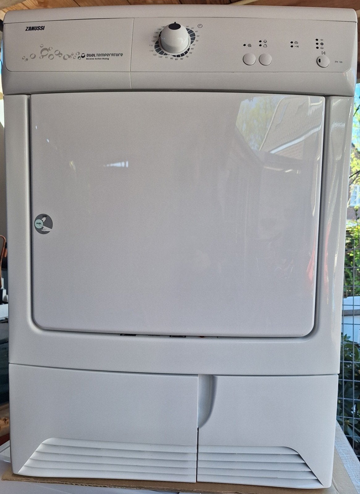 Nette Zanussi condensdroger 6 kg, Witgoed en Apparatuur, Wasmachines, Ophalen, 6 tot 8 kg, Minder dan 1200 toeren, Refurbished