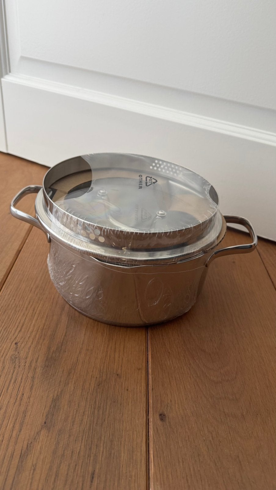 MasterChef RVS kookpan met glazen deksel 20 cm, Ophalen of Verzenden, Nieuw, Rvs, Kookpan of Snelkookpan