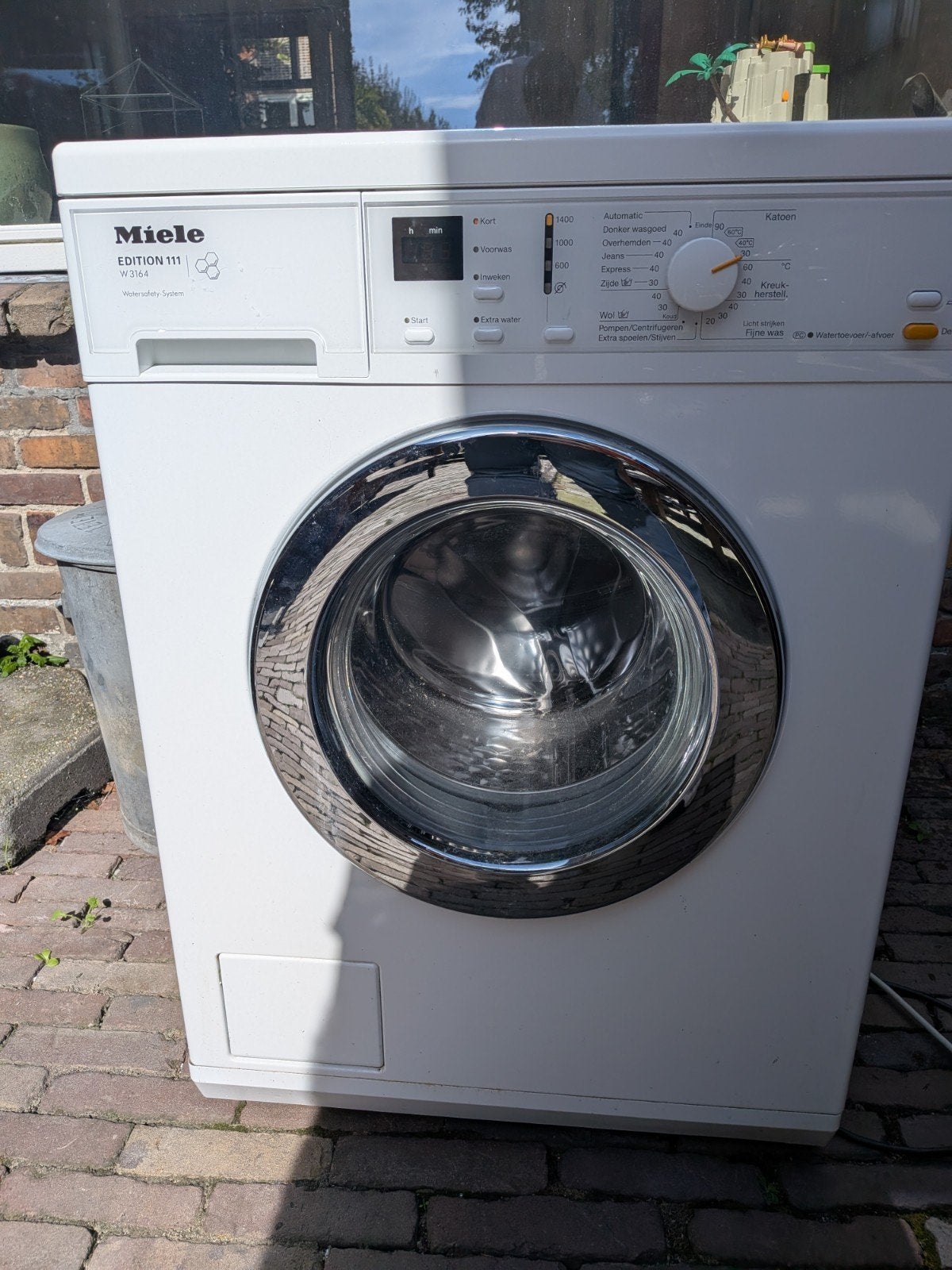 Miele Edition 111 (W 3164) Wasmachine – 7kg – 1400 tpm, Ophalen, Zo goed als nieuw, 85 tot 90 cm, 1200 tot 1600 toeren