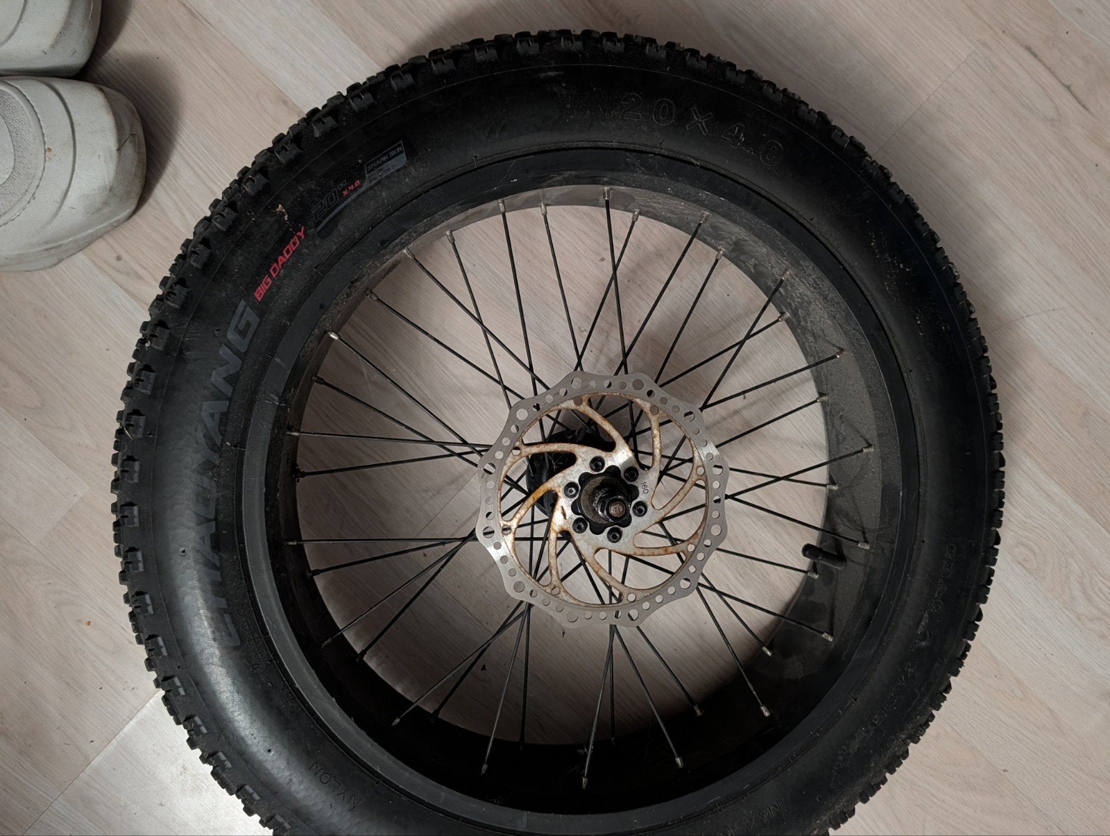 Fatbike voorwiel Mate X e-bike, Ophalen of Verzenden, Gebruikt, Elektrische fiets, Wiel