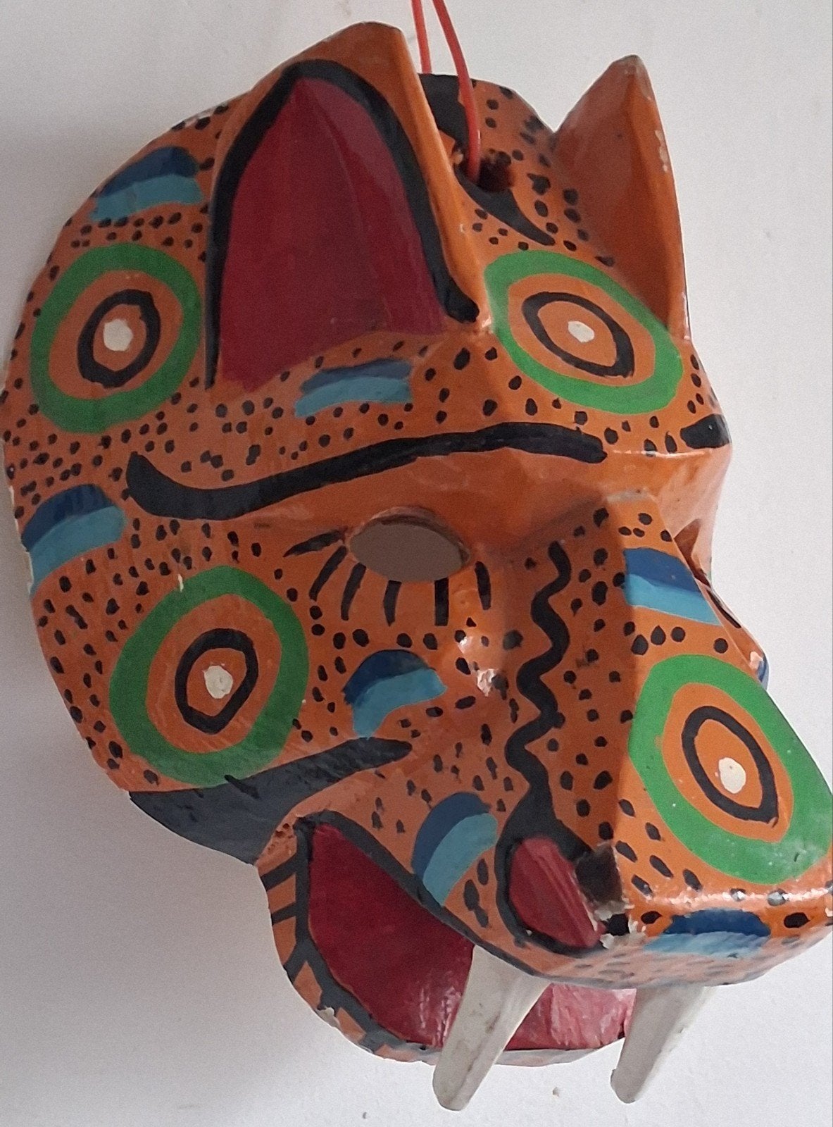 Indonesië.  Masker. Houtsnijwerk. 18/23/11 cm., Ophalen