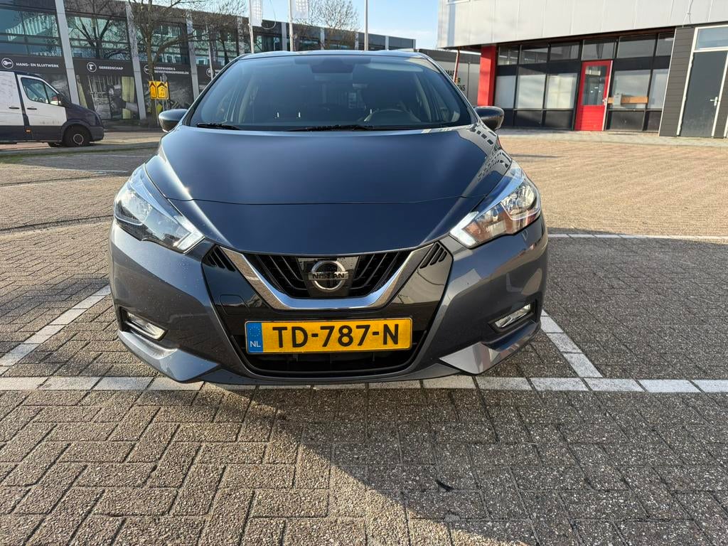 Nissan Micra 0.9 Ig-t 90pk 2018 Grijs APK 2027, Voorwielaandrijving, 898 cc, Stof, 40 €/maand