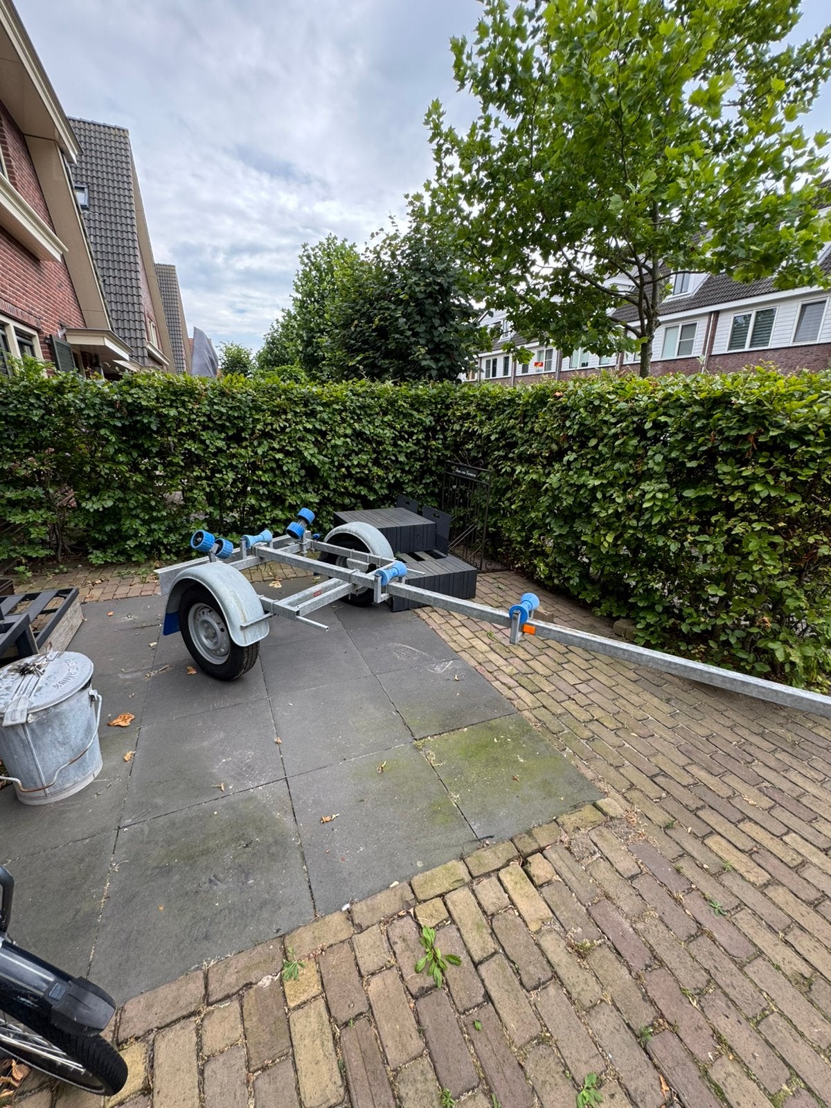 Boot trailer tot 750 kg, Watersport en Boten, Boottrailers, Ophalen, Zo goed als nieuw, Minder dan 6 meter