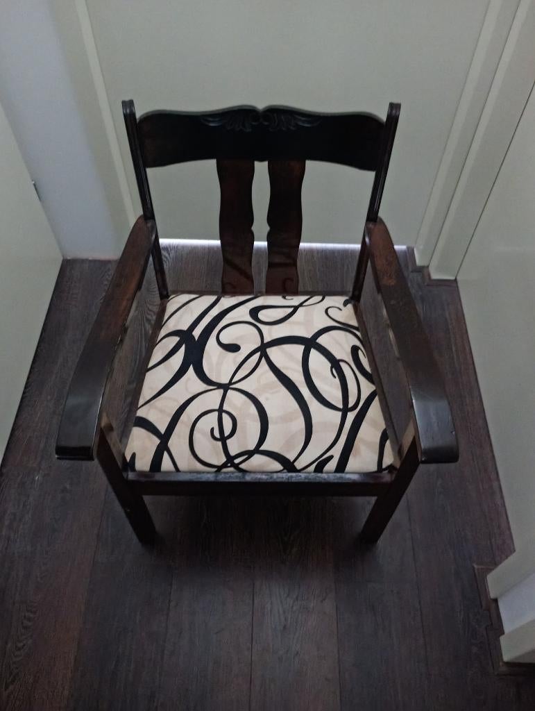 Vrijwel nieuwe Retro look fauteuil, Ophalen, Victoriaans, 75 tot 100 cm, Zo goed als nieuw