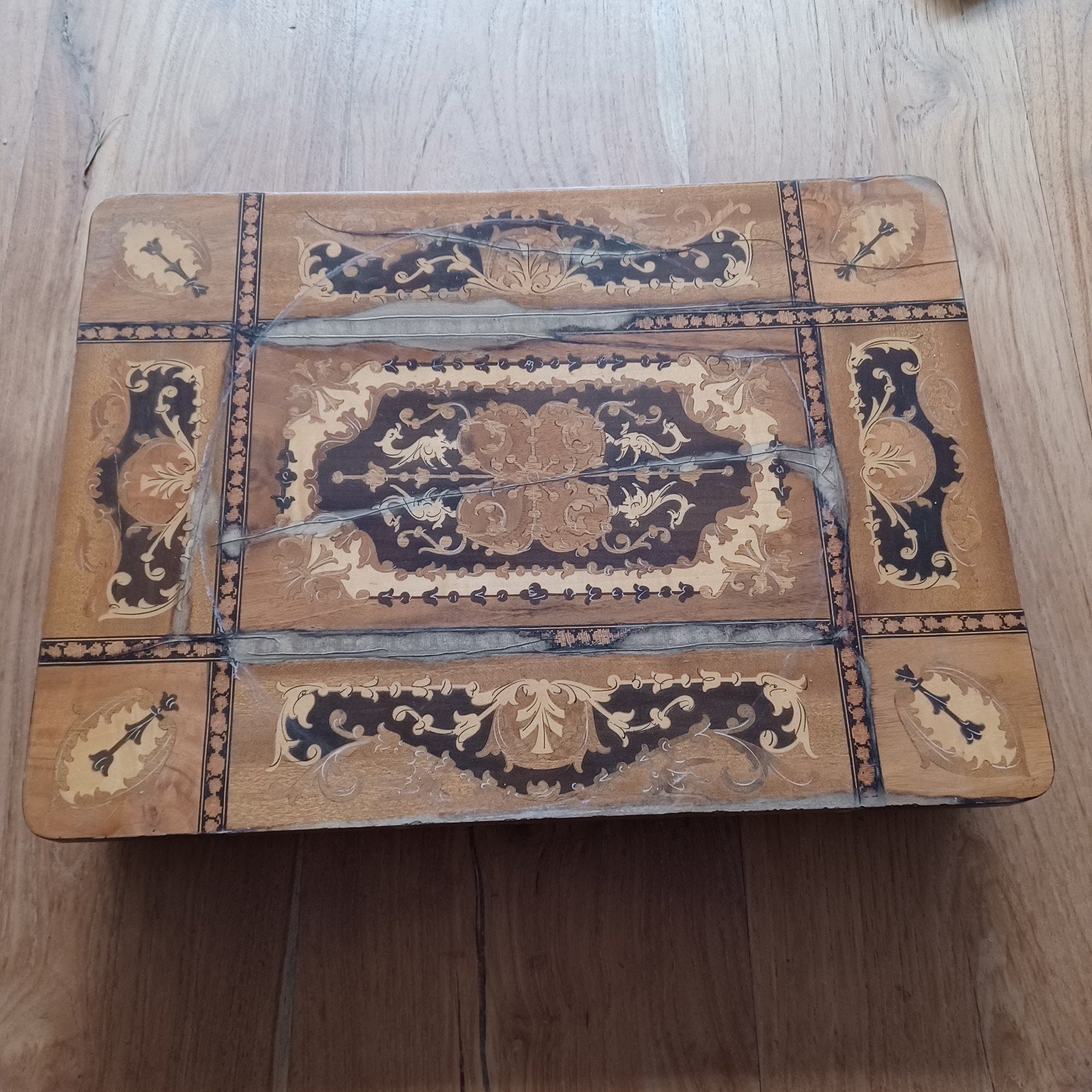 Antiek schrijfkistje met muziek, Ophalen of Verzenden