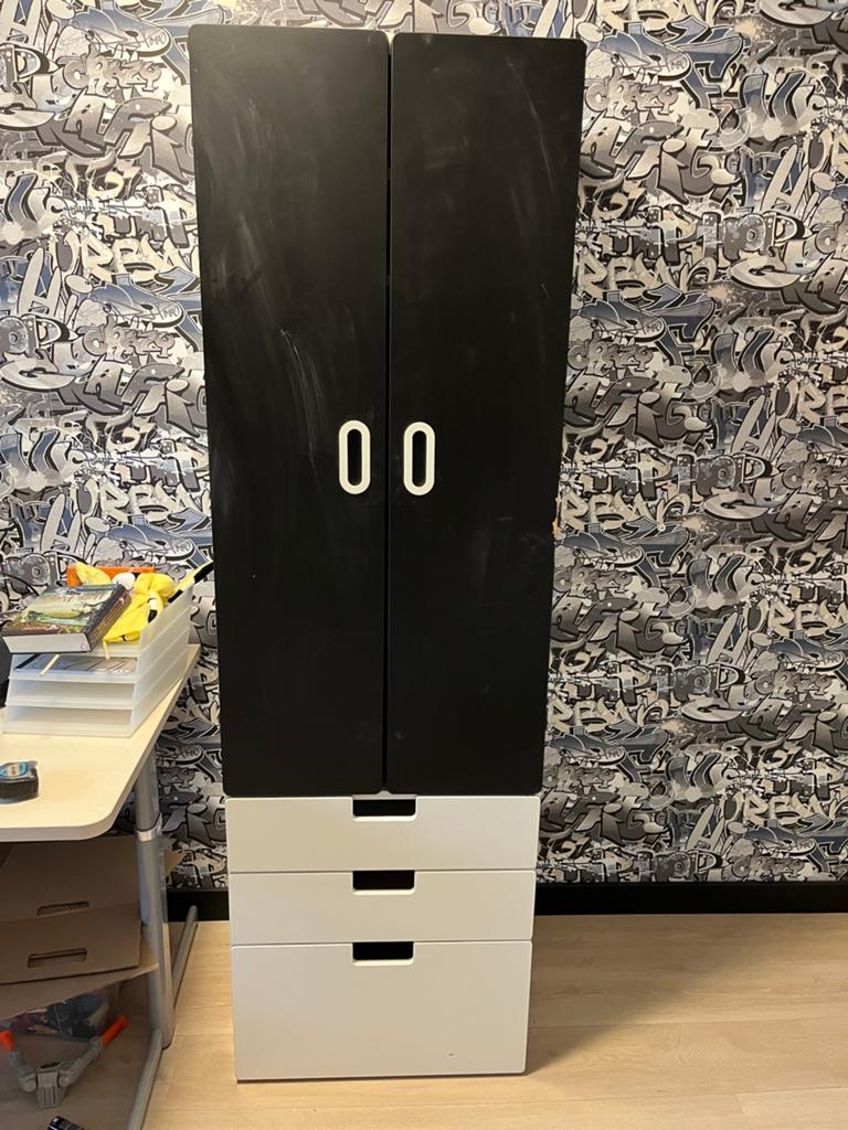 Kledingkast SMÅSTAD / PLATSA, Ophalen, Gebruikt, 50 tot 70 cm, 105 cm of meer