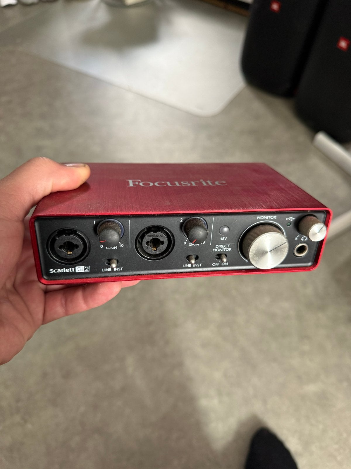 Focusrite Scarlett 2i2 USB Audio Interface, Ophalen of Verzenden, Gebruikt